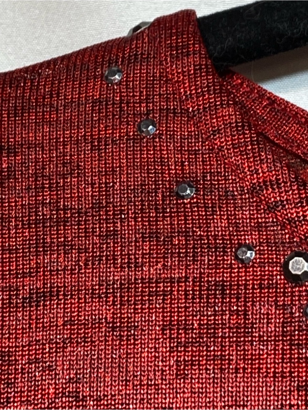 Ruby Rd. Red Sparkle Tunic Top - Picture 5 of 7